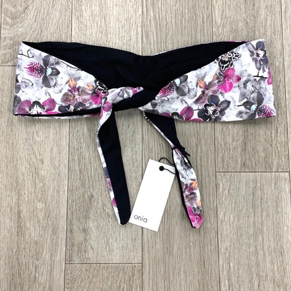 Onia Allegra Reversible Bandeau Bikini Top Size XS - Picture 3 of 8